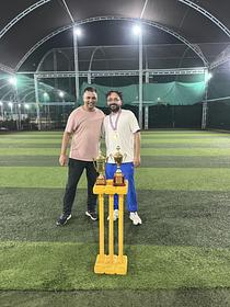 Snapshot from eChai Startup Cricket League in Ahmedabad