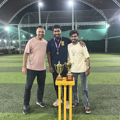 Snapshot from eChai Startup Cricket League in Ahmedabad
