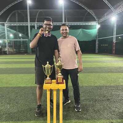 Snapshot from eChai Startup Cricket League in Ahmedabad