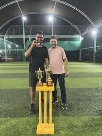 Snapshot from eChai Startup Cricket League in Ahmedabad