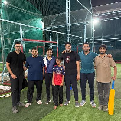 Snapshot from eChai Startup Cricket League in Ahmedabad