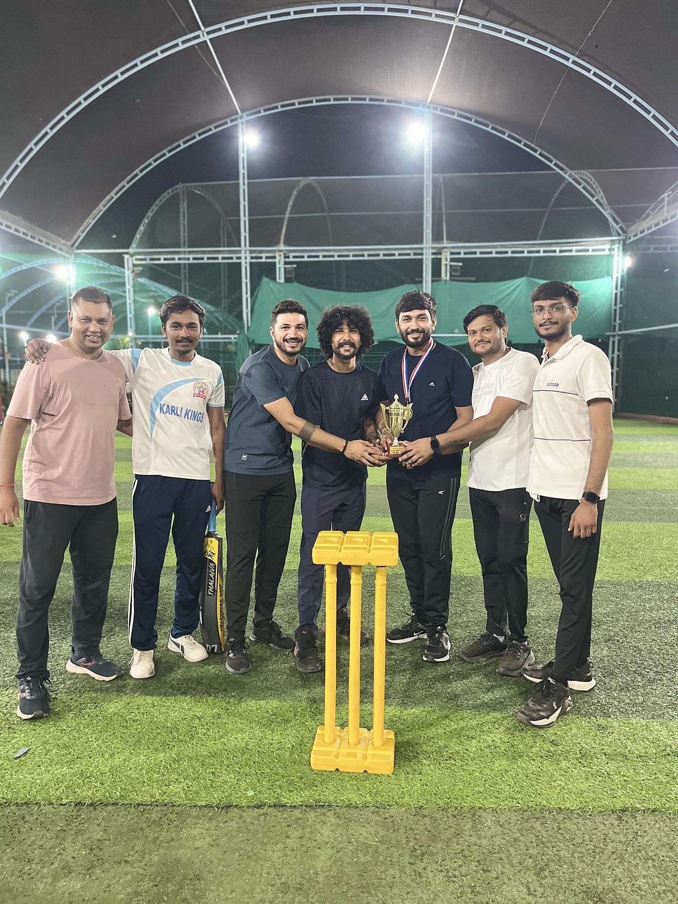 Snapshot from eChai Startup Cricket League in Ahmedabad