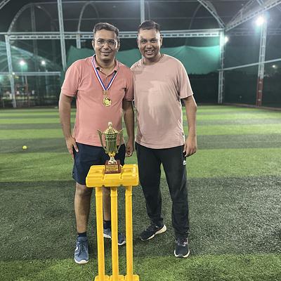 Snapshot from eChai Startup Cricket League in Ahmedabad