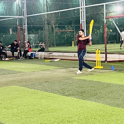 Snapshot from eChai Startup Cricket League in Ahmedabad
