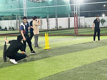 Snapshot from eChai Startup Cricket League in Ahmedabad
