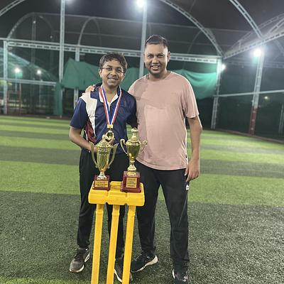 Snapshot from eChai Startup Cricket League in Ahmedabad