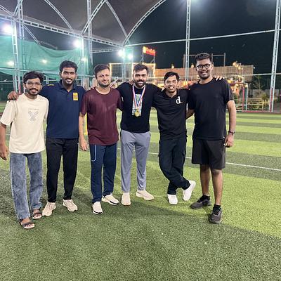 Snapshot from eChai Startup Cricket League in Ahmedabad
