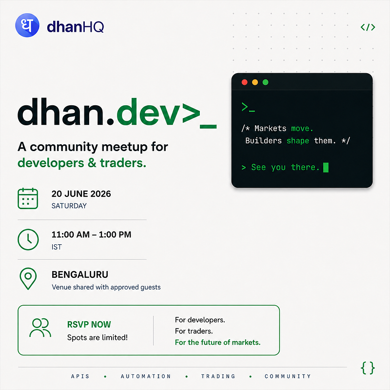 Cover for dhan.dev>_ Bengaluru #02