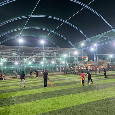 Snapshot from eChai Startup Cricket Night in Ahmedabad