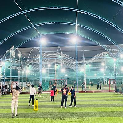 Snapshot from eChai Startup Cricket Night in Ahmedabad