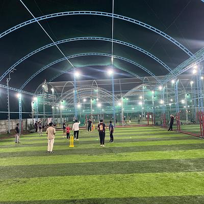Snapshot from eChai Startup Cricket Night in Ahmedabad