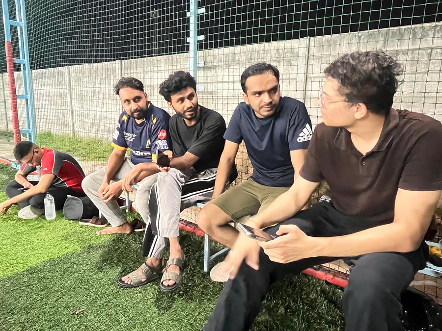 From eChai Startup Cricket Night in Ahmedabad
