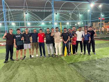 Snapshot from eChai Startup Cricket Night in Ahmedabad