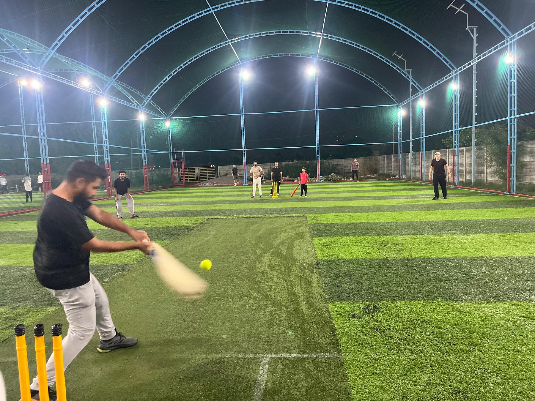 Snapshot from eChai Startup Cricket Night in Ahmedabad