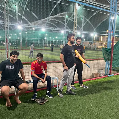 Snapshot from eChai Startup Cricket Night in Ahmedabad