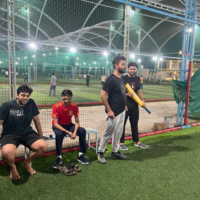 Snapshot from eChai Startup Cricket Night in Ahmedabad