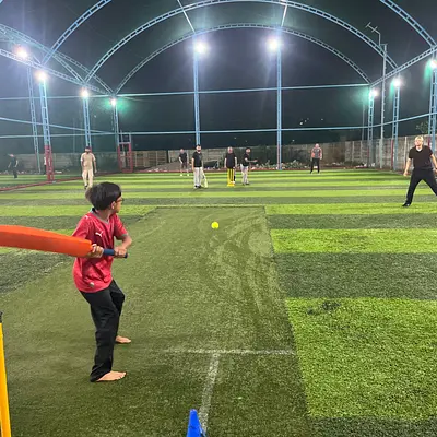 Snapshot from eChai Startup Cricket Night in Ahmedabad