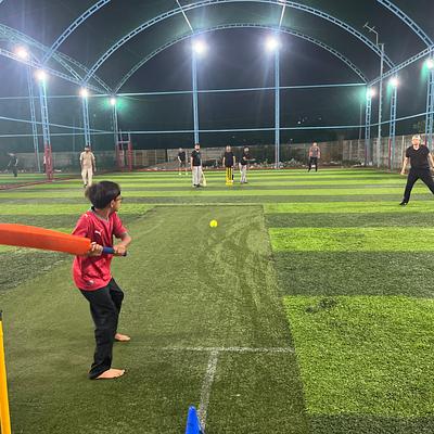 Snapshot from eChai Startup Cricket Night in Ahmedabad