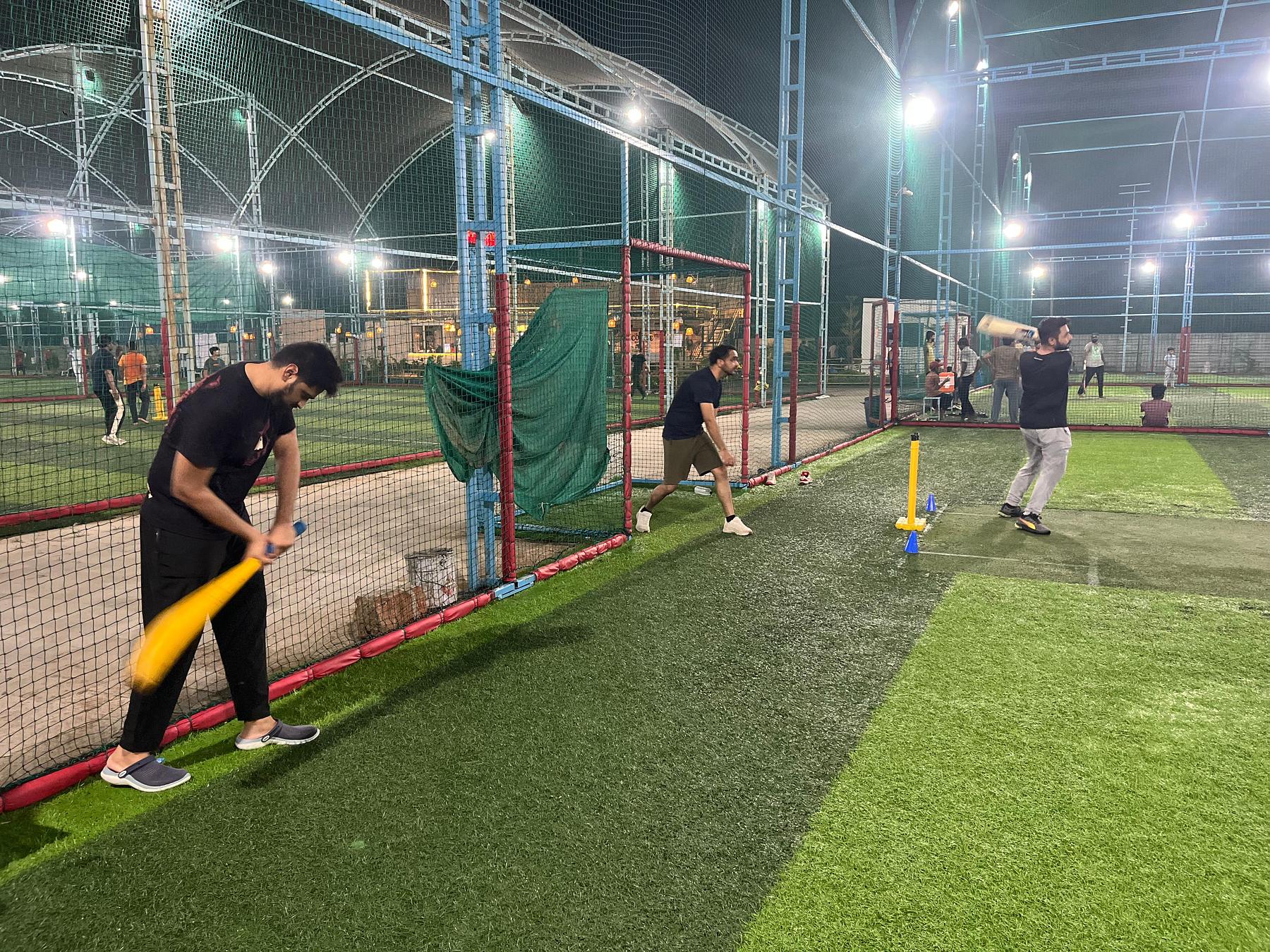 Snapshot from eChai Startup Cricket Night in Ahmedabad