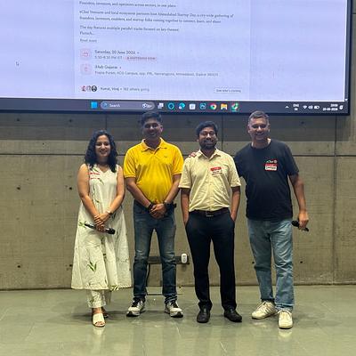 Snapshot from Ahmedabad Startup Day