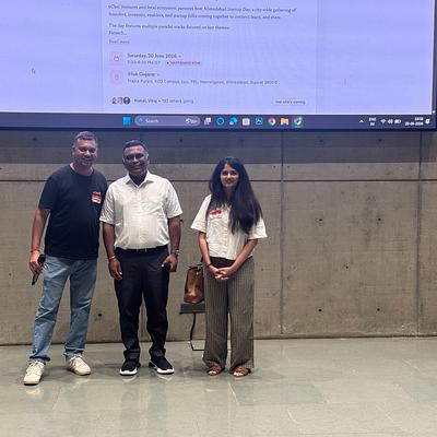 Snapshot from Ahmedabad Startup Day