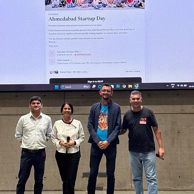 Snapshot from Ahmedabad Startup Day