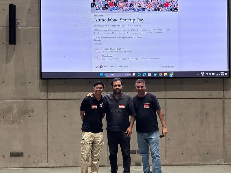 Snapshot from Ahmedabad Startup Day