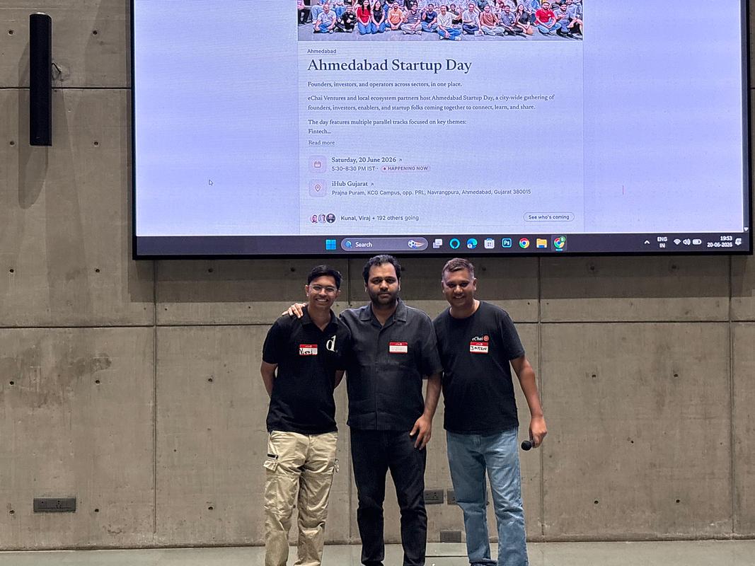 Snapshot from Ahmedabad Startup Day