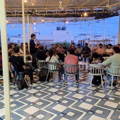 Snapshot from Bengaluru Startup Meetup