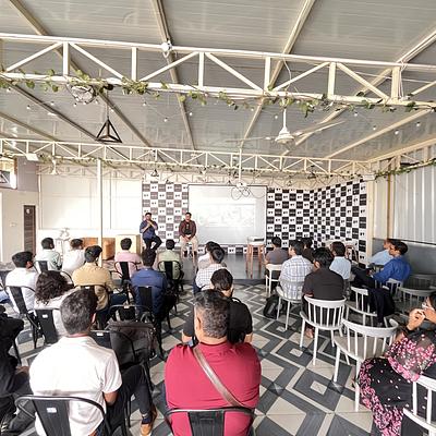 Snapshot from AI x Manufacturing Founders Meetup : Bengaluru edition