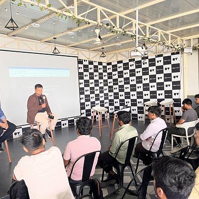 Snapshot from AI x Manufacturing Founders Meetup : Bengaluru edition