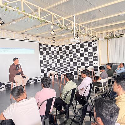 Snapshot from AI x Manufacturing Founders Meetup : Bengaluru edition