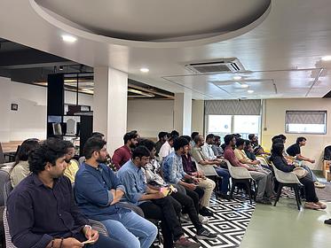 Snapshot from eChai's Startup Open House in Hyderabad