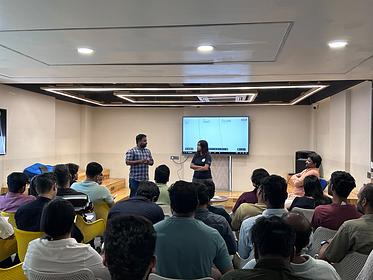 Snapshot from eChai's Startup Open House in Hyderabad