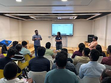 Snapshot from eChai's Startup Open House in Hyderabad