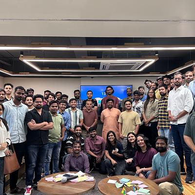 Snapshot from eChai's Startup Open House in Hyderabad
