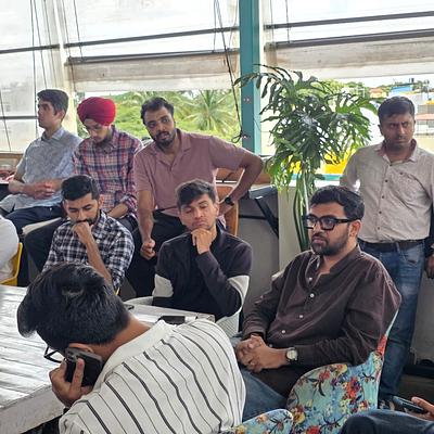 Snapshot from eChai's Startup Open House in Bengaluru