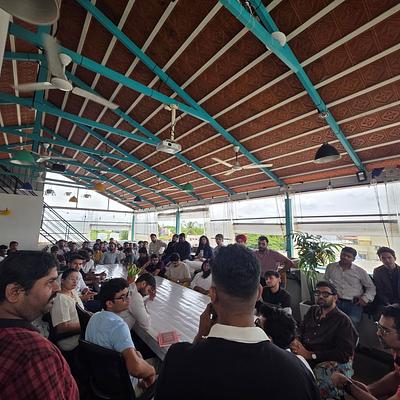 Snapshot from eChai's Startup Open House in Bengaluru