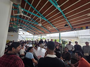 Snapshot from eChai's Startup Open House in Bengaluru