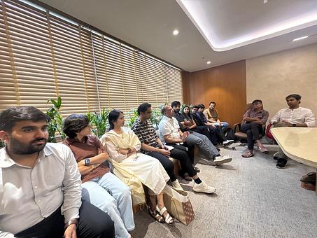 Snapshot from eChai Social with Hari Balasubramanian