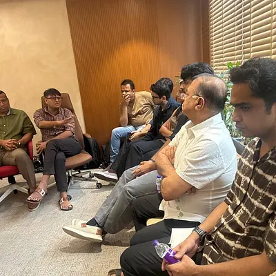 Snapshot from eChai Social with Hari Balasubramanian