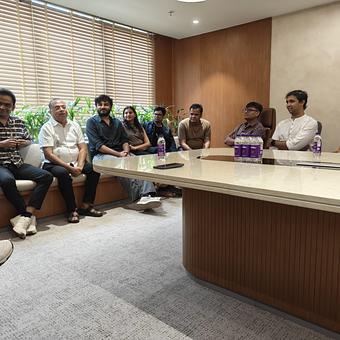 Snapshot from eChai Social with Hari Balasubramanian