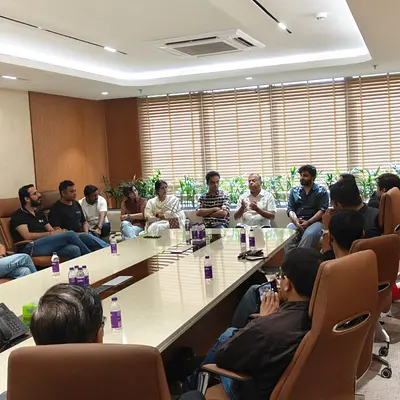 Snapshot from eChai Social with Hari Balasubramanian