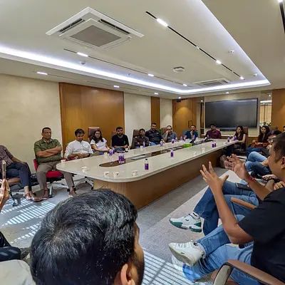 Snapshot from eChai Social with Hari Balasubramanian