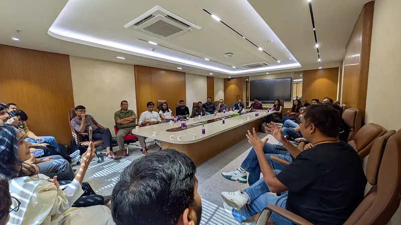 Snapshot from eChai Social with Hari Balasubramanian