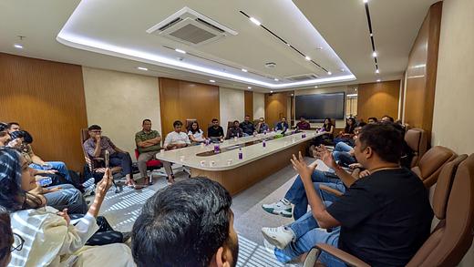 Snapshot from eChai Social with Hari Balasubramanian