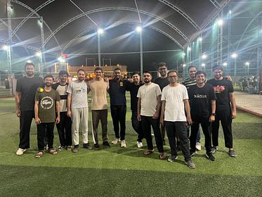 Snapshot from eChai Startup Cricket Night in Ahmedabad