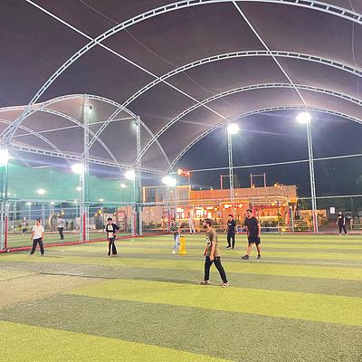 Snapshot from eChai Startup Cricket Night in Ahmedabad