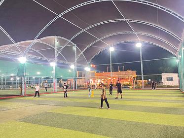 Snapshot from eChai Startup Cricket Night in Ahmedabad