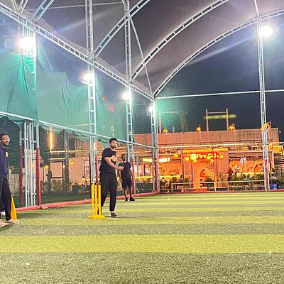 Snapshot from eChai Startup Cricket Night in Ahmedabad